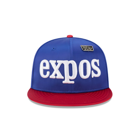 Montreal Expos Spring Satin 59FIFTY Fitted Hat