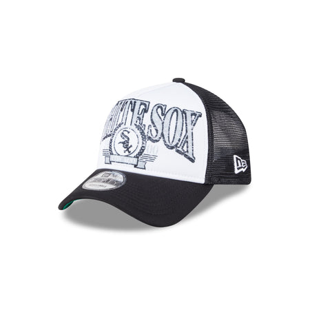 Chicago White Sox Distressed 9FORTY A-Frame Trucker Hat