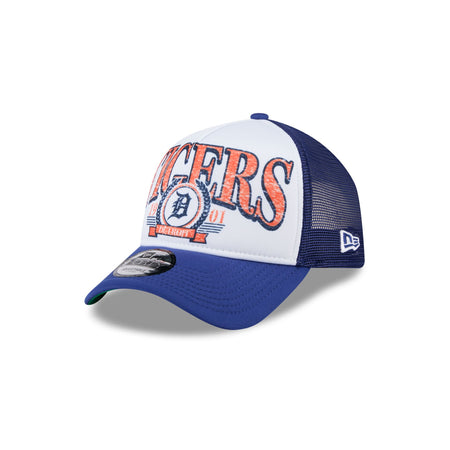 Detroit Tigers Distressed 9FORTY A-Frame Trucker Hat