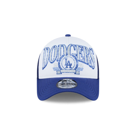 Los Angeles Dodgers Distressed 9FORTY A-Frame Trucker Hat