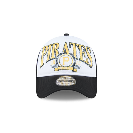 Pittsburgh Pirates Distressed 9FORTY A-Frame Trucker Hat