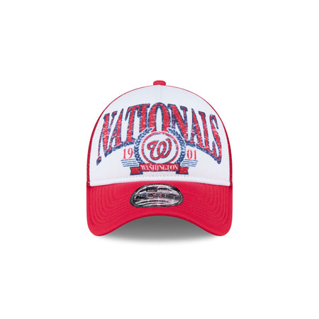 Washington Nationals Distressed 9FORTY A-Frame Trucker Hat