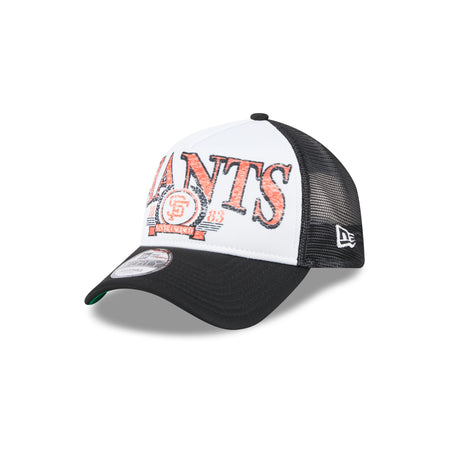 San Francisco Giants Distressed 9FORTY A-Frame Trucker Hat