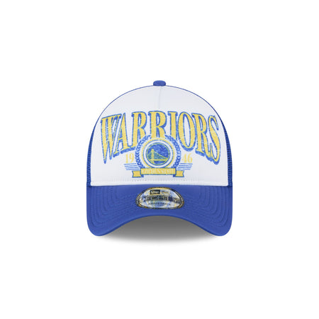 Golden State Warriors Distressed 9FORTY A-Frame Trucker Hat