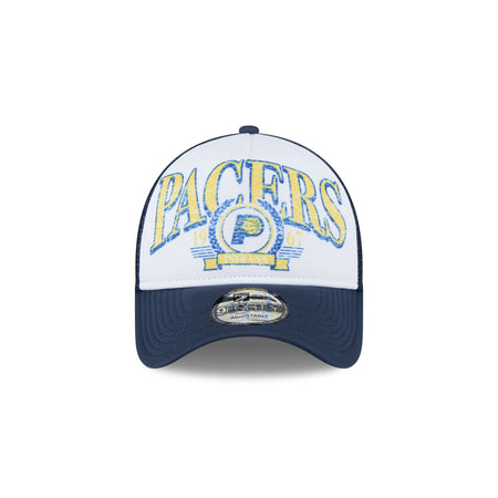 Indiana Pacers Distressed 9FORTY A-Frame Trucker Hat