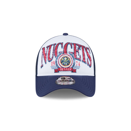 Denver Nuggets Distressed 9FORTY A-Frame Trucker Hat