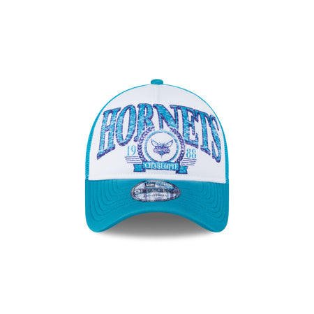 Charlotte Hornets Distressed 9FORTY A-Frame Trucker Hat