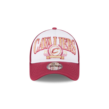 Cleveland Cavaliers Distressed 9FORTY A-Frame Trucker Hat