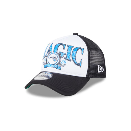 Orlando Magic Distressed 9FORTY A-Frame Trucker Hat