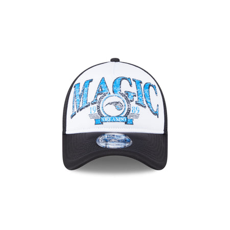 Orlando Magic Distressed 9FORTY A-Frame Trucker Hat