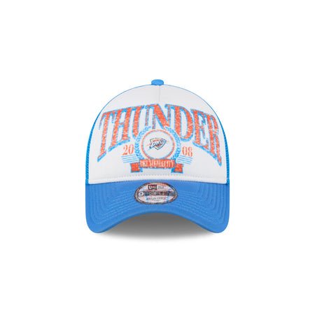 Oklahoma City Thunder Distressed 9FORTY A-Frame Trucker Hat