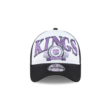 Sacramento Kings Distressed 9FORTY A-Frame Trucker Hat