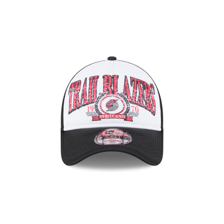 Portland Trail Blazers Distressed 9FORTY A-Frame Trucker Hat