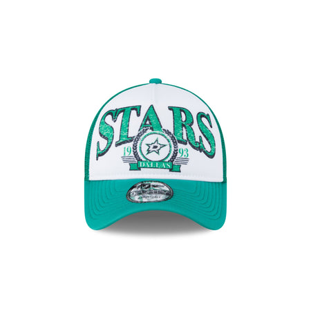 Dallas Stars Distressed 9FORTY A-Frame Trucker Hat