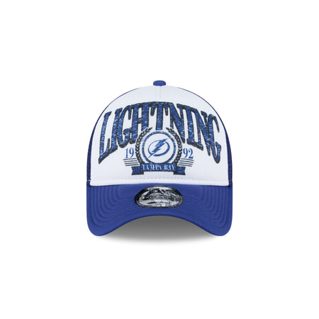 Tampa Bay Lightning Distressed 9FORTY A-Frame Trucker Hat