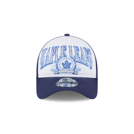 Toronto Maple Leafs Distressed 9FORTY A-Frame Trucker Hat