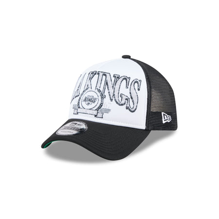 Los Angeles Kings Distressed 9FORTY A-Frame Trucker Hat