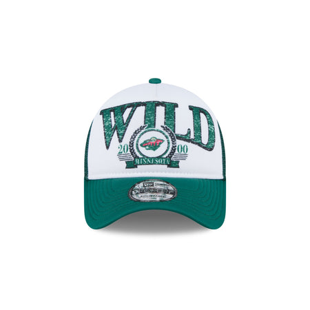 Minnesota Wild Distressed 9FORTY A-Frame Trucker Hat