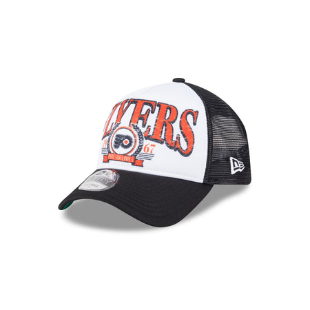 Philadelphia Flyers Distressed 9FORTY A-Frame Trucker Hat