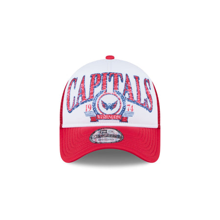 Washington Capitals Distressed 9FORTY A-Frame Trucker Hat