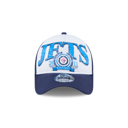 Winnipeg Jets Distressed 9FORTY A-Frame Trucker Hat