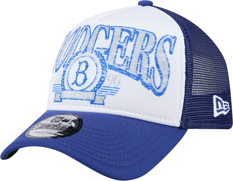 Brooklyn Dodgers Distressed 9FORTY A-Frame Trucker Hat