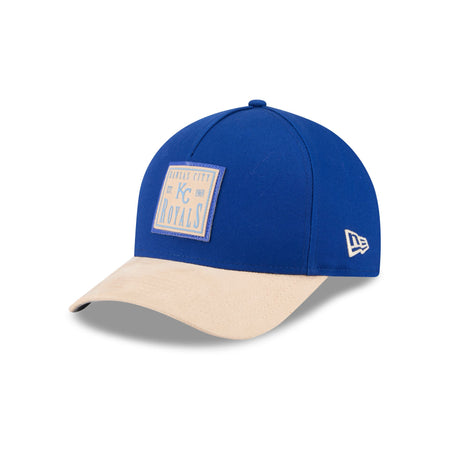 Kansas City Royals Suede Patch 9FORTY M-Crown A-Frame Adjustable Hat