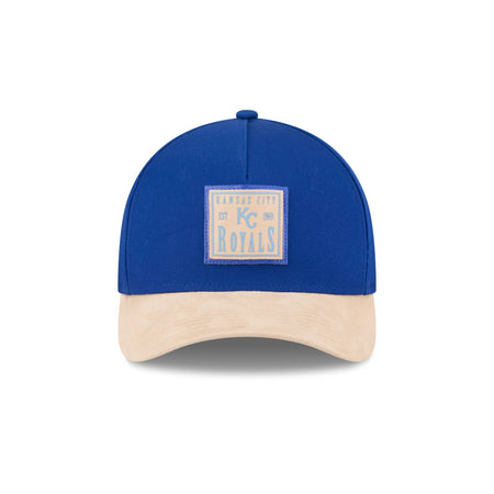 Kansas City Royals Suede Patch 9FORTY M-Crown A-Frame Adjustable Hat