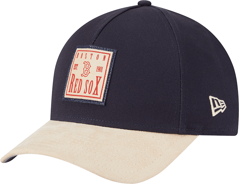 Boston Red Sox Suede Patch 9FORTY M-Crown A-Frame Adjustable Hat