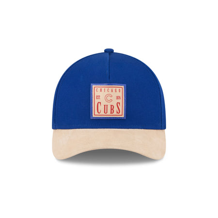 Chicago Cubs Suede Patch 9FORTY M-Crown A-Frame Adjustable Hat