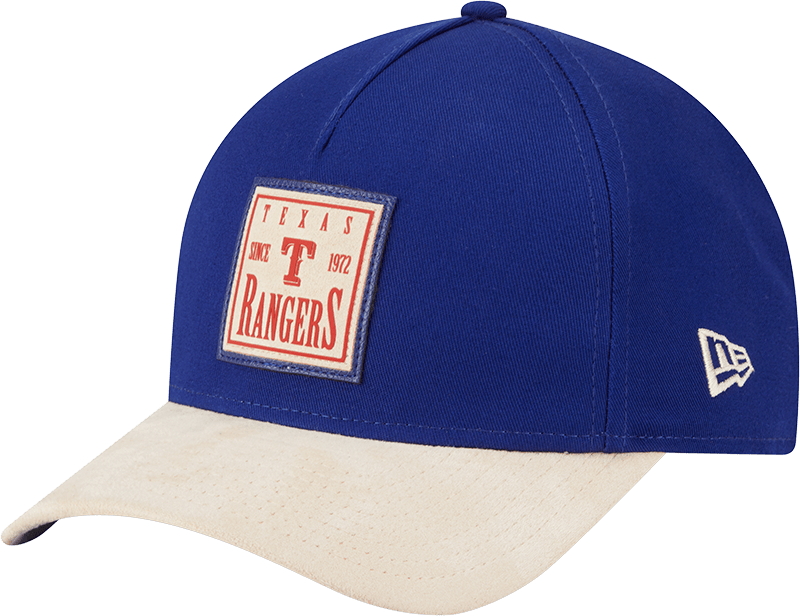 Texas Rangers Suede Patch 9FORTY M-Crown A-Frame Adjustable Hat