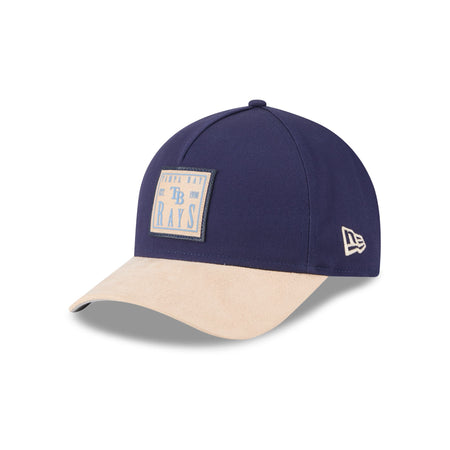 Tampa Bay Rays Suede Patch 9FORTY M-Crown A-Frame Adjustable Hat