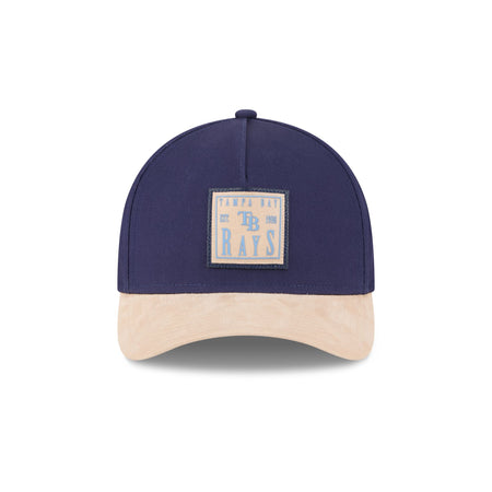 Tampa Bay Rays Suede Patch 9FORTY M-Crown A-Frame Adjustable Hat