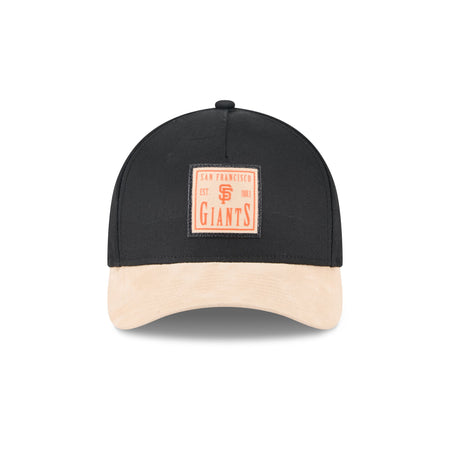 San Francisco Giants Suede Patch 9FORTY M-Crown A-Frame Adjustable Hat