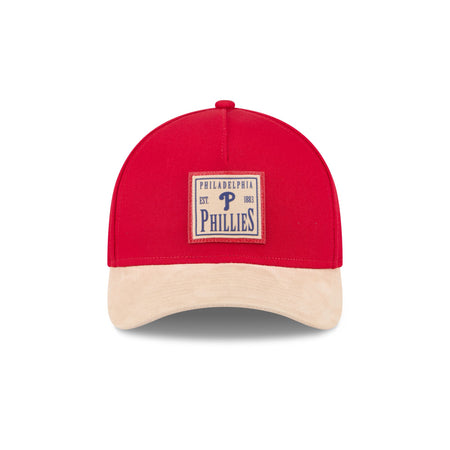 Philadelphia Phillies Suede Patch 9FORTY M-Crown A-Frame Adjustable Hat