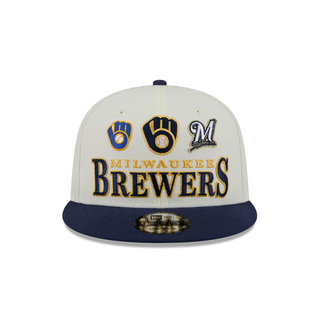 Milwaukee Brewers Archive 9FIFTY Snapback Hat