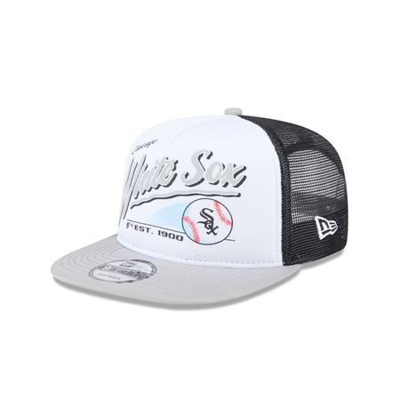 Chicago White Sox Retro Script 9FIFTY A-Frame Trucker Hat