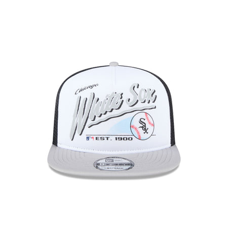 Chicago White Sox Retro Script 9FIFTY A-Frame Trucker Hat