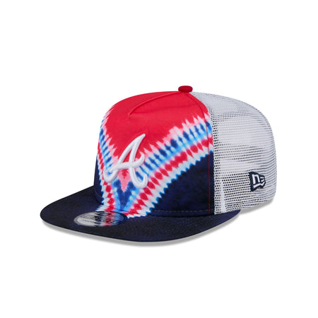 Atlanta Braves Tie-Dye Golfer Hat