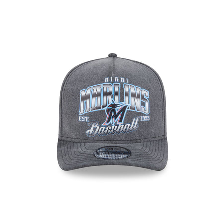 Miami Marlins Washed 9FIFTY A-Frame Snapback Hat