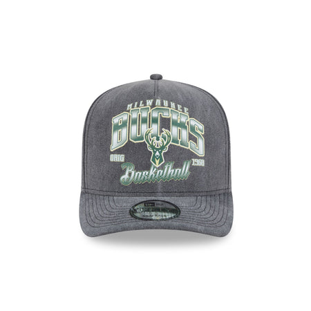 Milwaukee Bucks Washed 9FIFTY A-Frame Snapback Hat