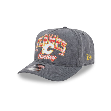 Calgary Flames Washed 9FIFTY A-Frame Snapback Hat