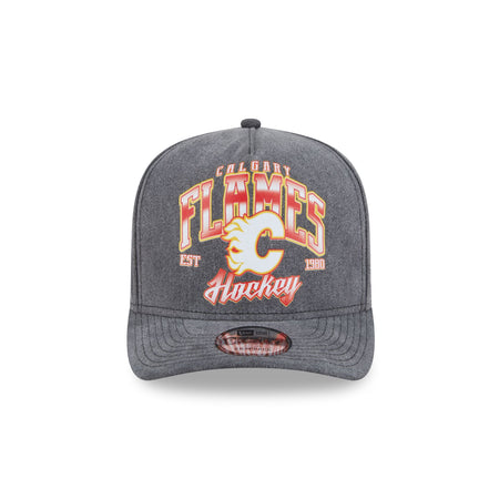 Calgary Flames Washed 9FIFTY A-Frame Snapback Hat