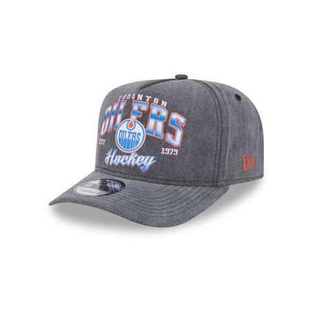 Edmonton Oilers Washed 9FIFTY A-Frame Snapback Hat