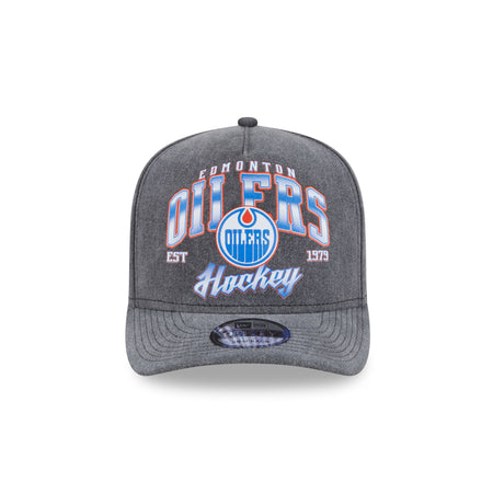 Edmonton Oilers Washed 9FIFTY A-Frame Snapback Hat