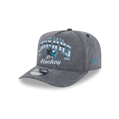 San Jose Sharks Washed 9FIFTY A-Frame Snapback Hat