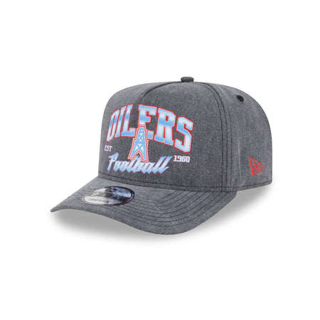 Oilers Washed 9FIFTY A-Frame Snapback Hat