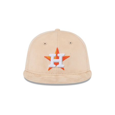 Houston Astros Stone Suede Retro Crown 9FIFTY Snapback Hat