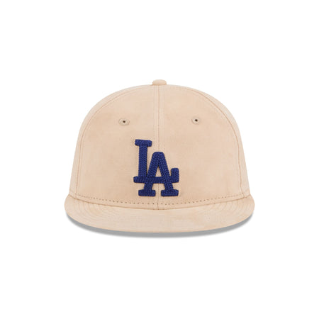 Los Angeles Dodgers Stone Suede Retro Crown 9FIFTY Snapback Hat