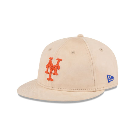 New York Mets Stone Suede Retro Crown 9FIFTY Snapback Hat